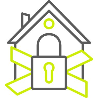 ev simgesi vektör illüstrasyonu