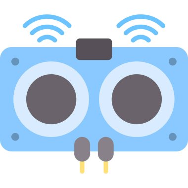 Kamera. Web simgesi basit illüstrasyon