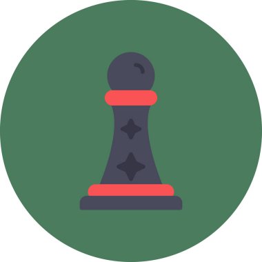 Satranç oyunu vektör simgesi