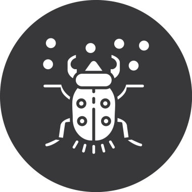 böcek simge vektör çizim