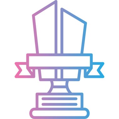 Ödül kupası kazanan simge