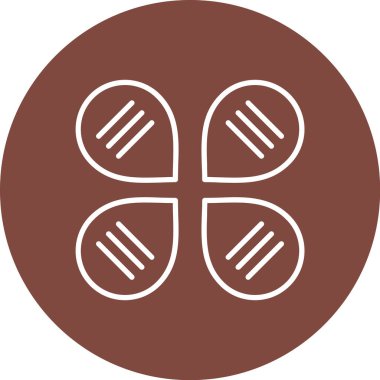 çikolata illüstrasyon vektör simgesi