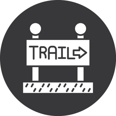 Kamp kelimesinin yazılı olduğu bir tabela ikonu