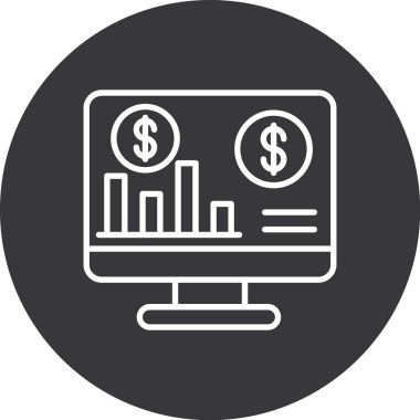 iş simgesi vektör illüstrasyonu