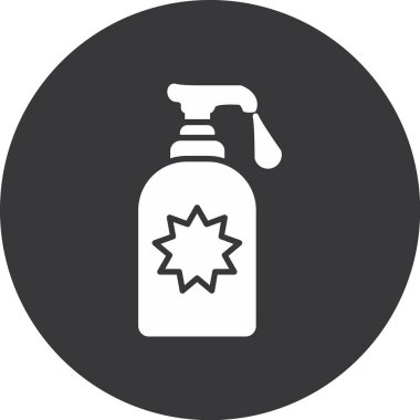 Modern simgeyi temizlemenin vektör illüstrasyonu