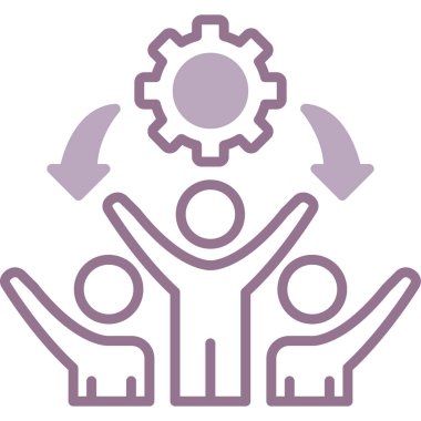 Geliştirme düz vektör simgesi