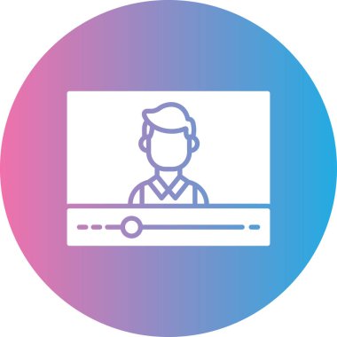 İnsan simgesinin vektör illüstrasyonu