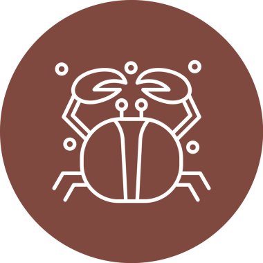 Böcek. Web simgesi basit tasarım