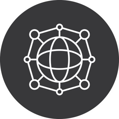 seo modern simgesinin vektör illüstrasyonu