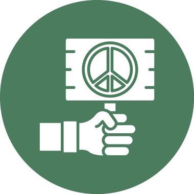 Dosyalanmış özet biçiminde barış barış barış simgesi