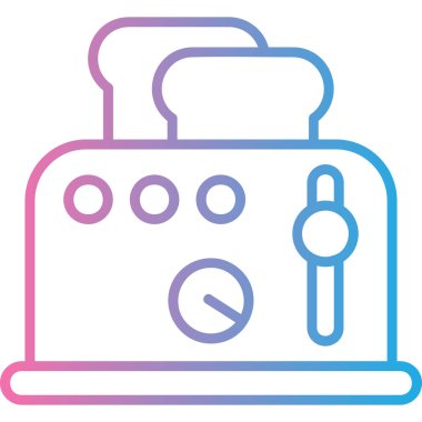 Bir gaz simgesinin vektör illüstrasyonu