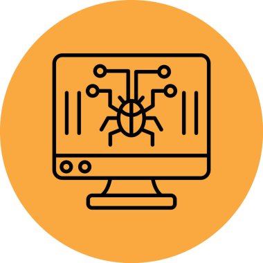 seo modern simgesinin vektör illüstrasyonu