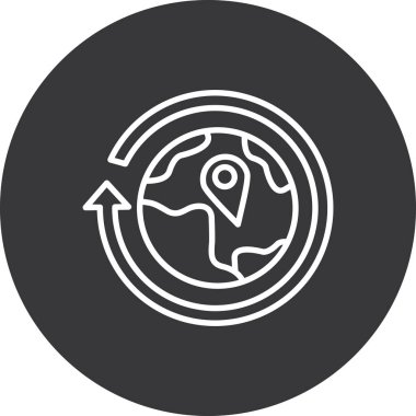 seo modern simgesinin vektör illüstrasyonu