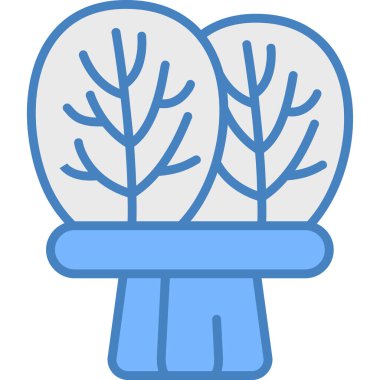 Çiçek süsleme. Web simgesi basit illüstrasyon