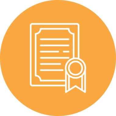 Belge simgesinin vektör illüstrasyonu