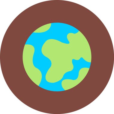 Yeryüzü ikonu vektör illüstrasyonuName