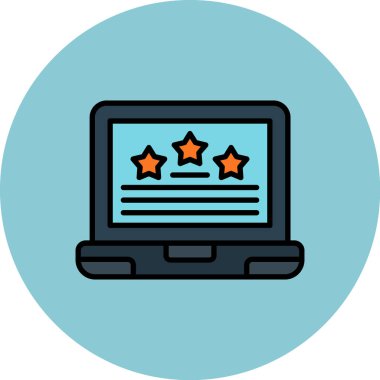 Bilgisayar. Web simgesi basit illüstrasyon