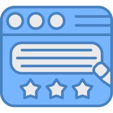 Müşteri geribildirimi. Basit illüstrasyon