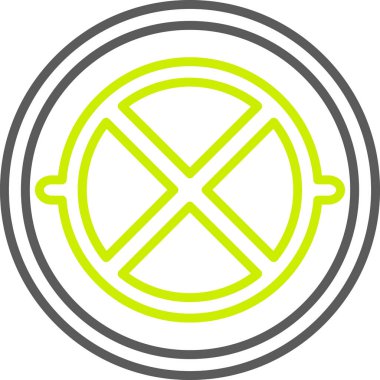 Modern bir simgenin vektör illüstrasyonu