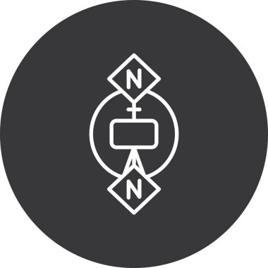 Modern b 'nin vektör illüstrasyonu eksik simgesi