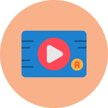 Modern b 'nin vektör illüstrasyonu video simgesinden yoksun