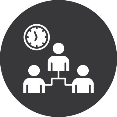 toplantı vektör simgesi modern illüstrasyon