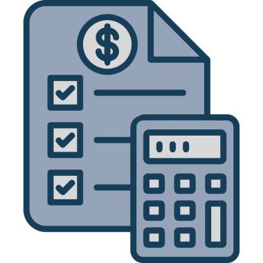 Ödeme düz vektör simgesi