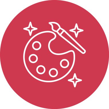 Pusula. Web simgesi basit illüstrasyon