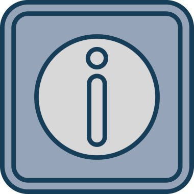 Tek bir simgenin vektör illüstrasyonu