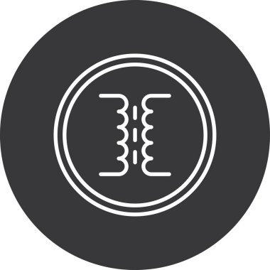 Modern b 'nin vektör illüstrasyonu simge müziğinden yoksun