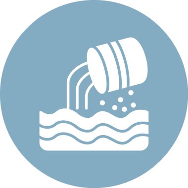 Su simgesinin vektör illüstrasyonu