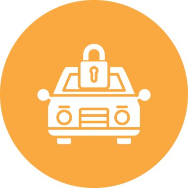 araba simgesi vektör illüstrasyonu