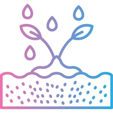 Çiçek. Web simgesi basit illüstrasyon