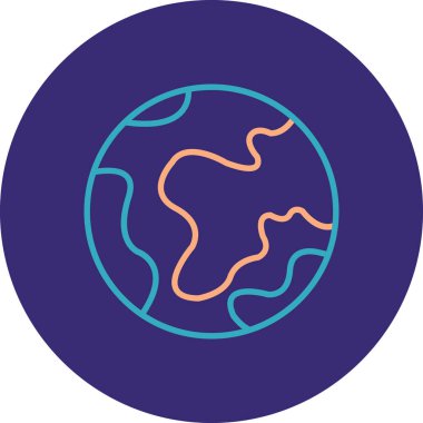 Dünyanın vektör illüstrasyonu