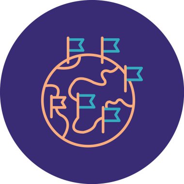 vektör planet earth illüstrasyon