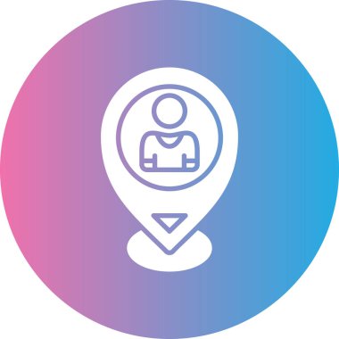 harita simgesi vektör illüstrasyonu