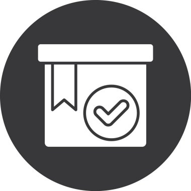 vektör onay işareti simgesi