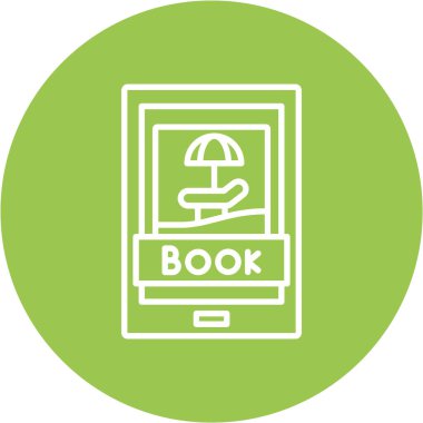 kitap simgesi modern illüstrasyon