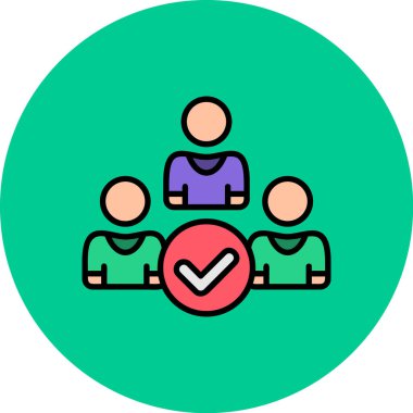 İnsan simgesinin vektör illüstrasyonu