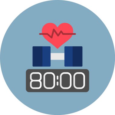 Kalp atışı. Basit illüstrasyon