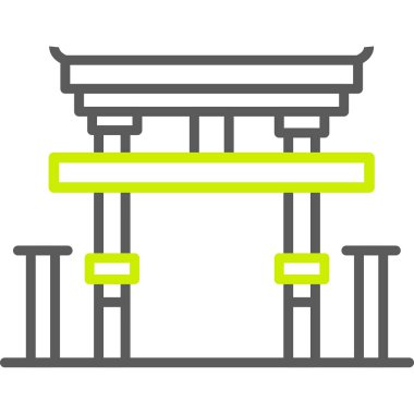 Asyalı köprü simgesi, özet biçimi