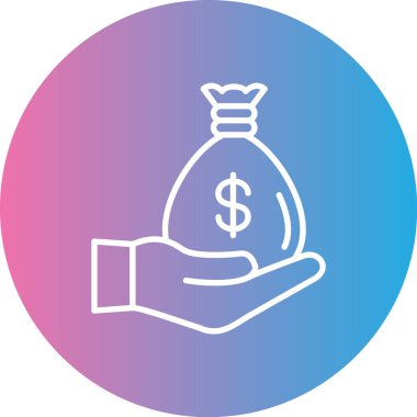 Bozuk para. Web simgesi basit illüstrasyon