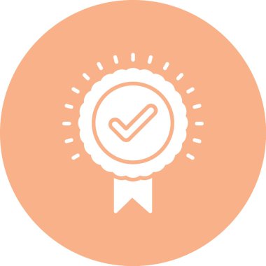 Madalya simgesinin vektör illüstrasyonu