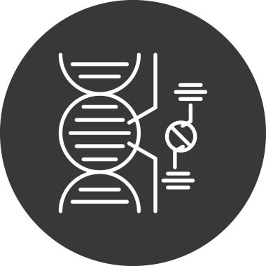 DNA simgesi vektör illüstrasyonu