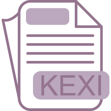 dosya biçimi simgesi, vektör illüstrasyonu