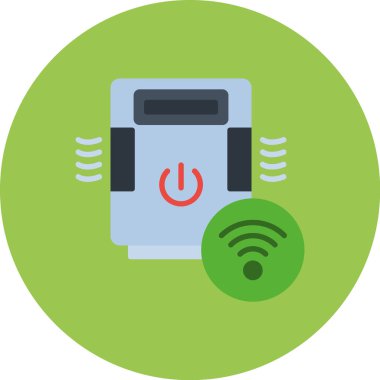 wifi simgesi vektör illüstrasyonu