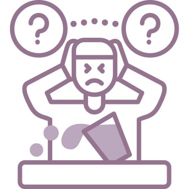 Modern bir simgenin vektör illüstrasyonu