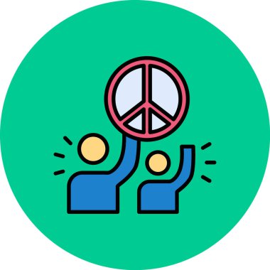 vektör barış simgesi illüstrasyonu