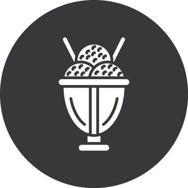 Gıda simgesinin vektör illüstrasyonu