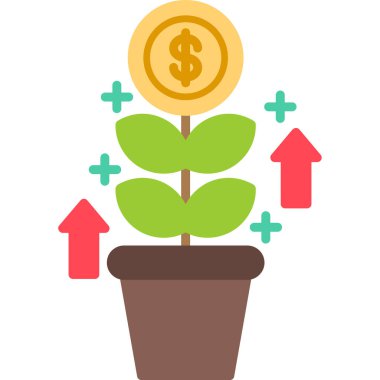 büyüme parası büyüme simgesi